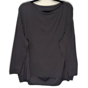 Lululemon Drapey Softstreme Off-The-Shoulder Long Sleeve Shirt Size XL